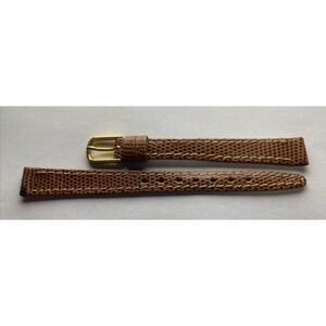 10mm Debeer Genuine Lizard‎ Watch Band Brown